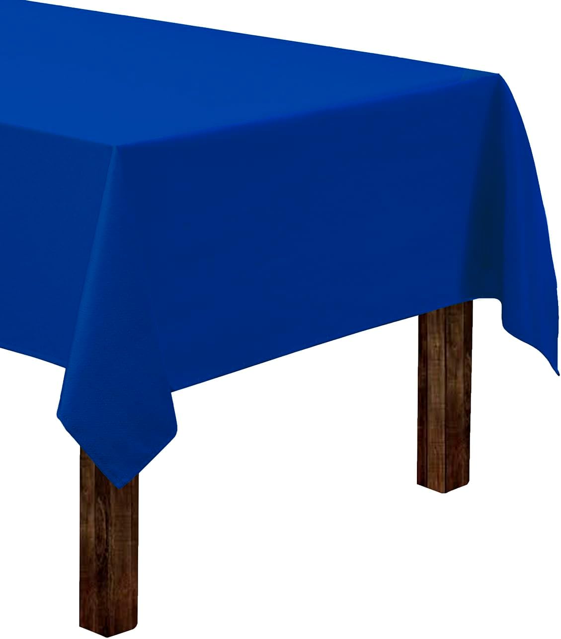 Gee Di Moda Rectangle Tablecloth - 60 x 102 Inch Royal Blue Table Cloth for 6 Foot Rectangle Table