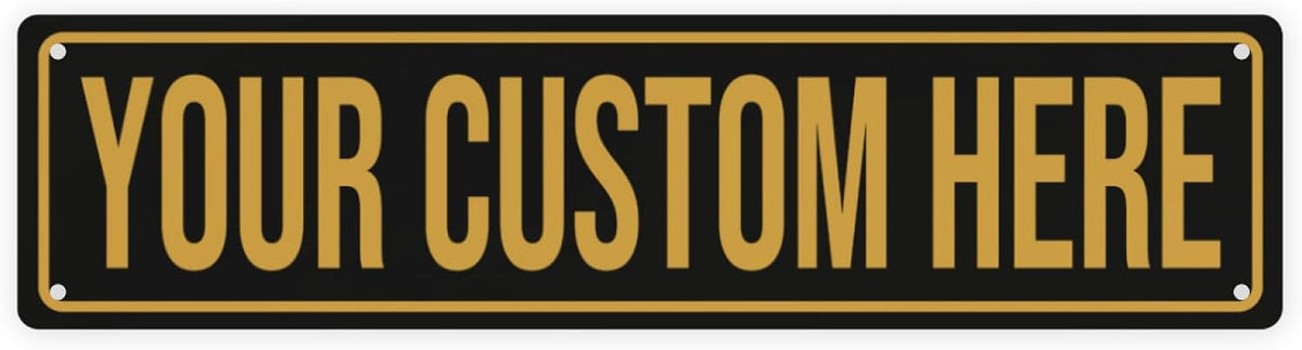 Custom Street Signs - Custom Signs Outdoor Metal Sign Customized Road Sign - Personalized Street