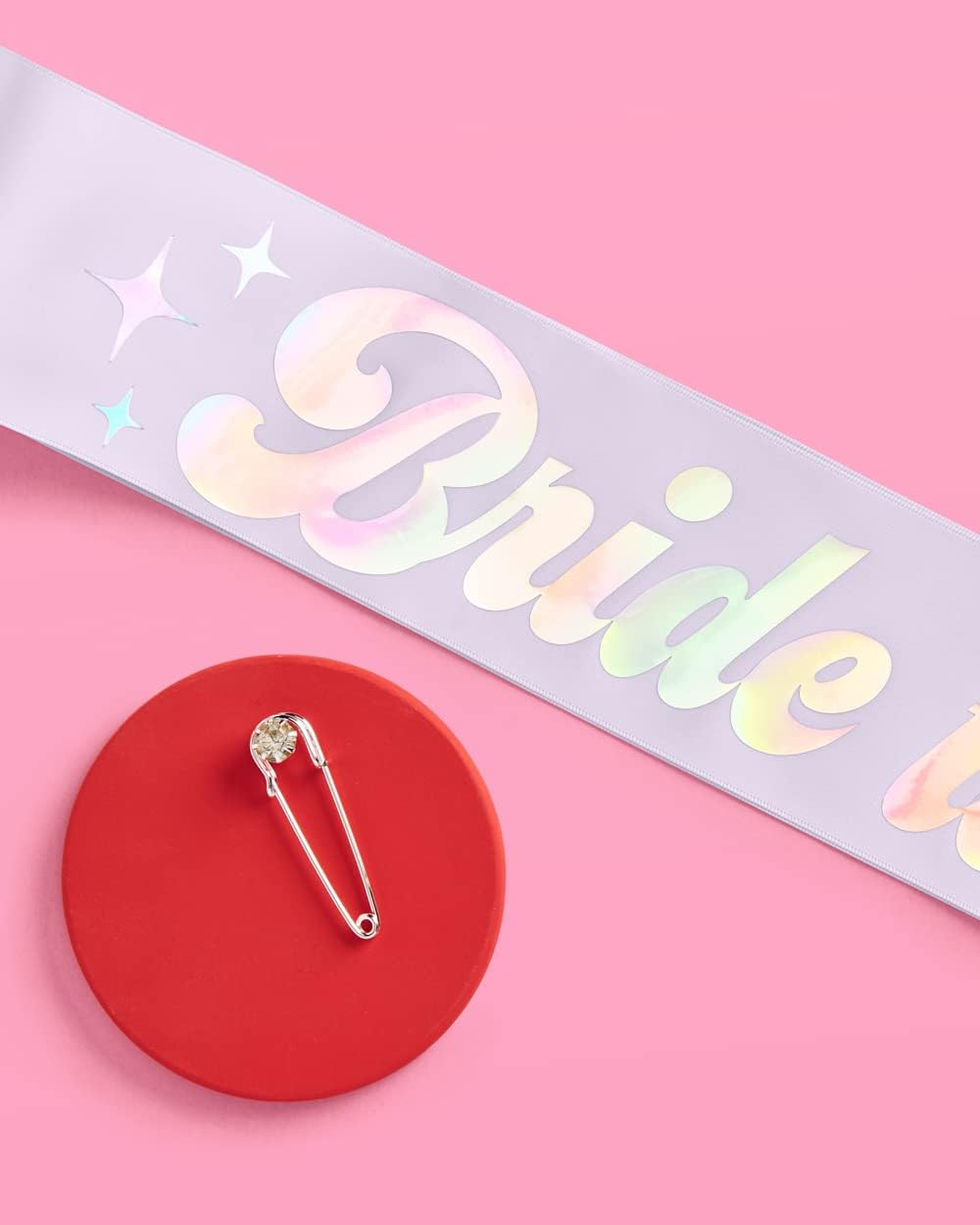 xo, Fetti Bride to Be Iridescent Sash | Bachelorette Party Decorations, Last Disco, Pastel Bridal
