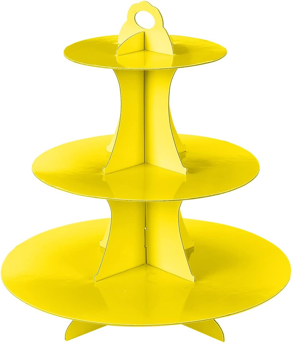 3-Tier Cupcake Stand, Cake Stand holder, Tiered DIY Cupcake Stand Tower for Dessert Table Displays