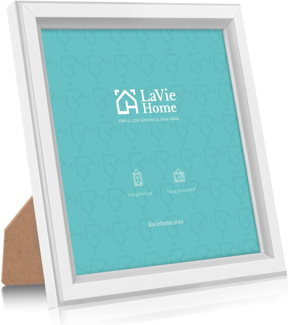 LaVie Home 5x5 Picture Frames (12 Pack, White) Simple Designed Photo Frame with High Definition