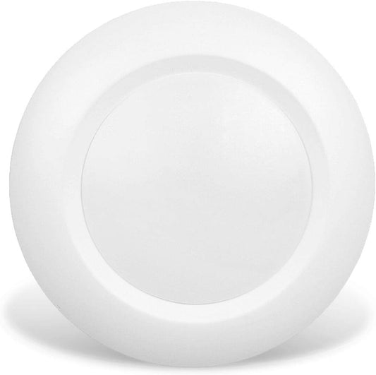 4 Inch LED Low Profile Recessed & Surface Mount Disk Light, Round, 10W, >600 Lumens, 4000K Cool