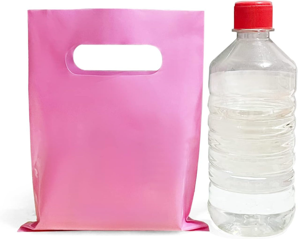 Plastic Party Favor Bags, 50 PCS 6" x 8" Assorted Color Party Goodie Bags for Kids, Plastic Favor