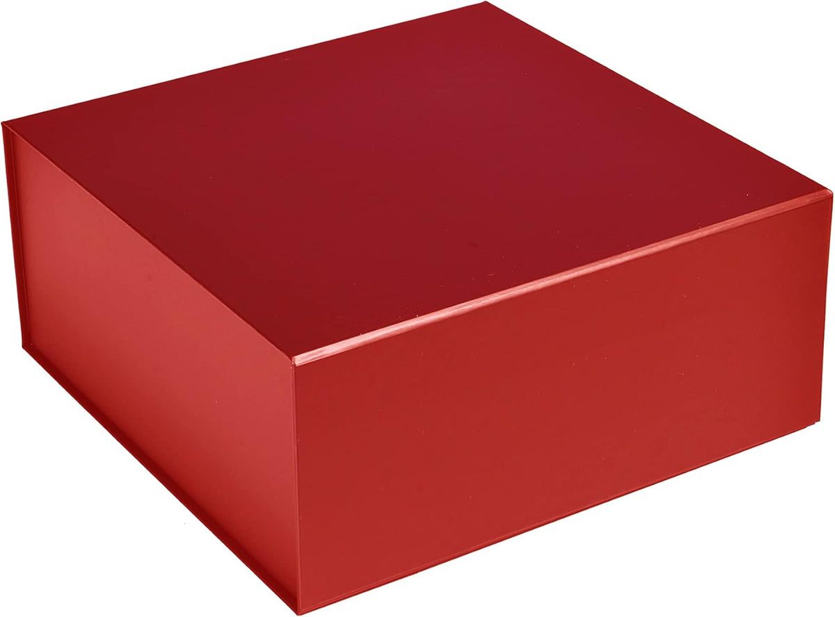 CECOBOX - Gift Boxes with Lids for Presents 6"x6"x2.75" - Matte, Collapsible Magnetic Closure Gift