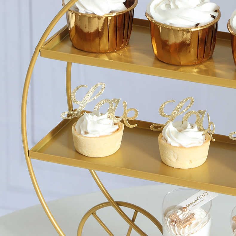 INNOVATIVE LIFE 3 Tier Cupcake Stand Cupcake Holder Candy Cookies Tiered Serving Tray Dessert Stand