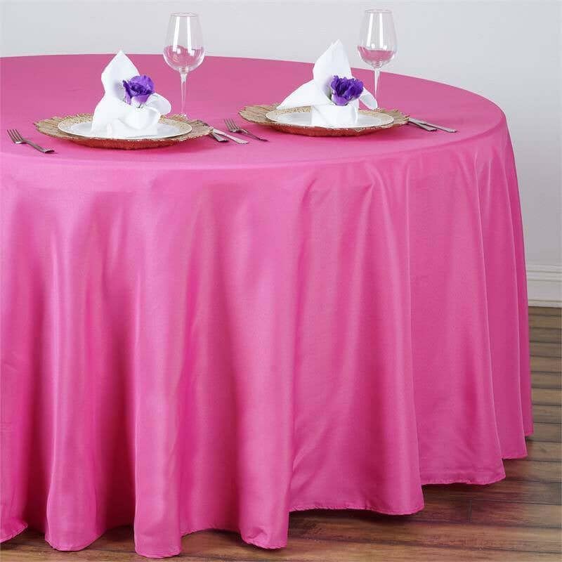 Efavormart Round Tablecloth, 108 Inch Stain & Wrinkle Resistant Washable Table Cloth, Decorative