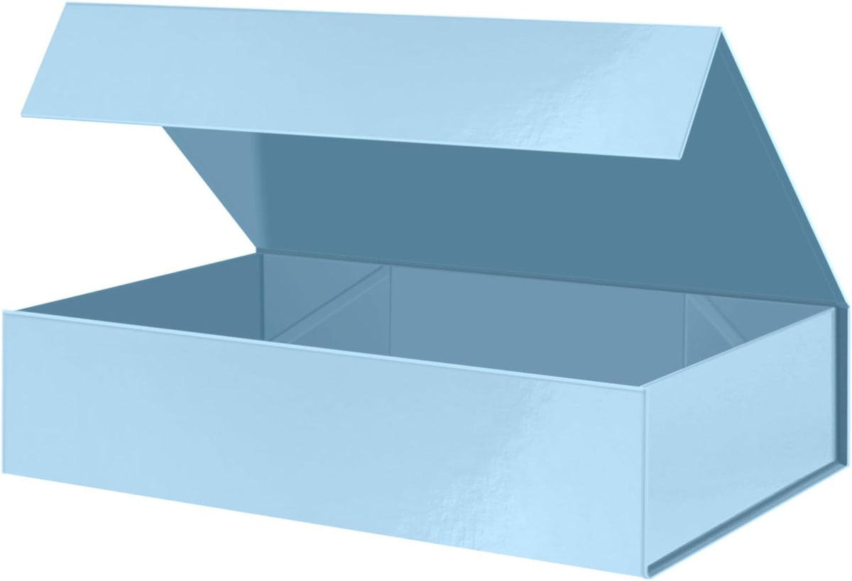 PACKHOME Extra Large Gift Box 17.5x11.3x4.3 Inches, Sturdy Shirt Box with Magnetic Lid for Clothes