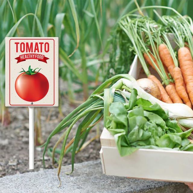 Eveokoki Aluminum Seed & Plant Labels - Plant Markes for Seedlings-Plant Tags for Pots - Garden
