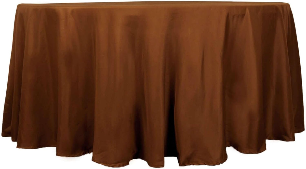 Efavormart Round Tablecloth, 120 Inch Stain & Wrinkle Resistant Washable Table Cloth, Decorative