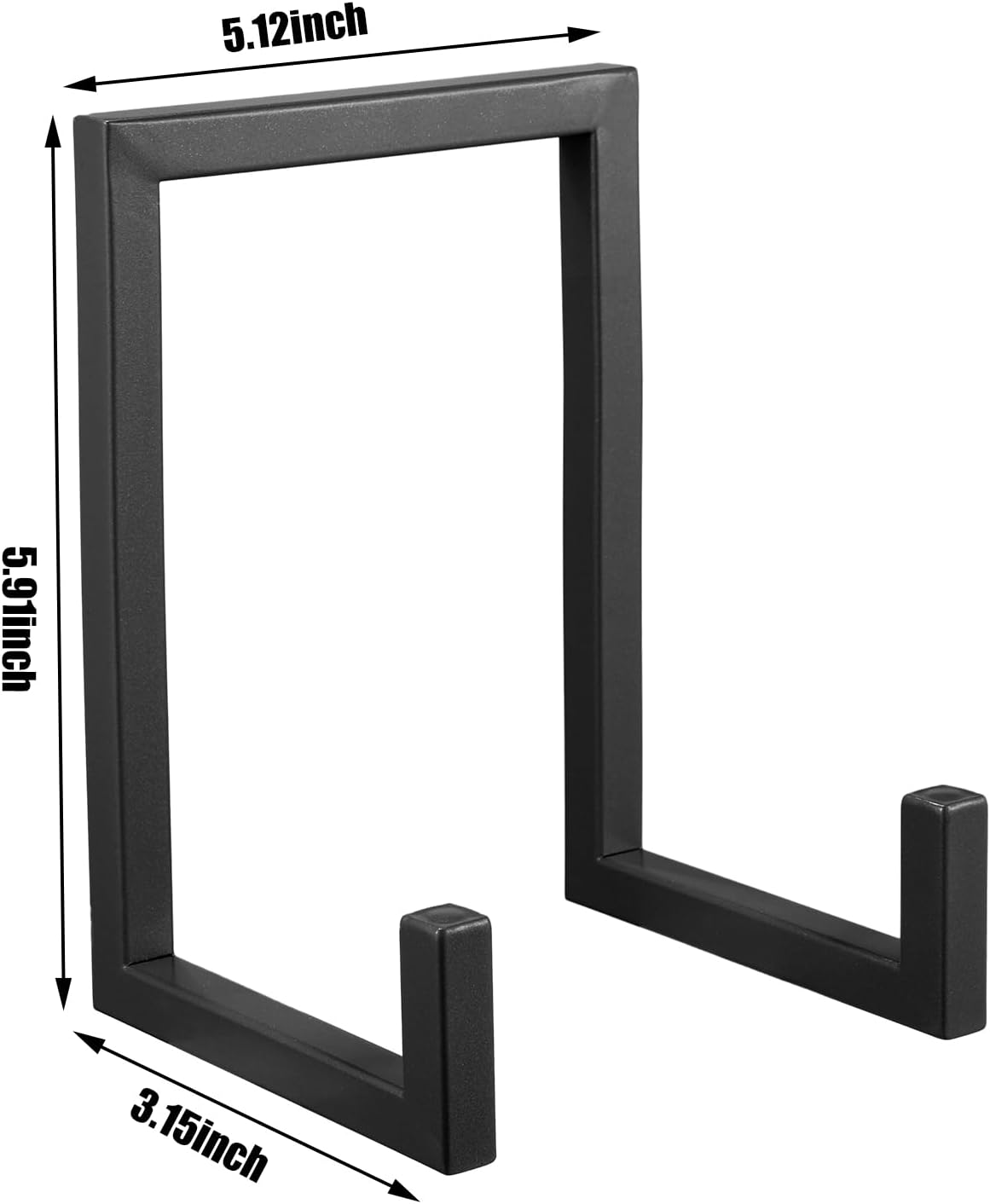Sweetude 2 Pcs Large Plate Stands for Display Metal Frame Plate Holder Display Stand Decorative