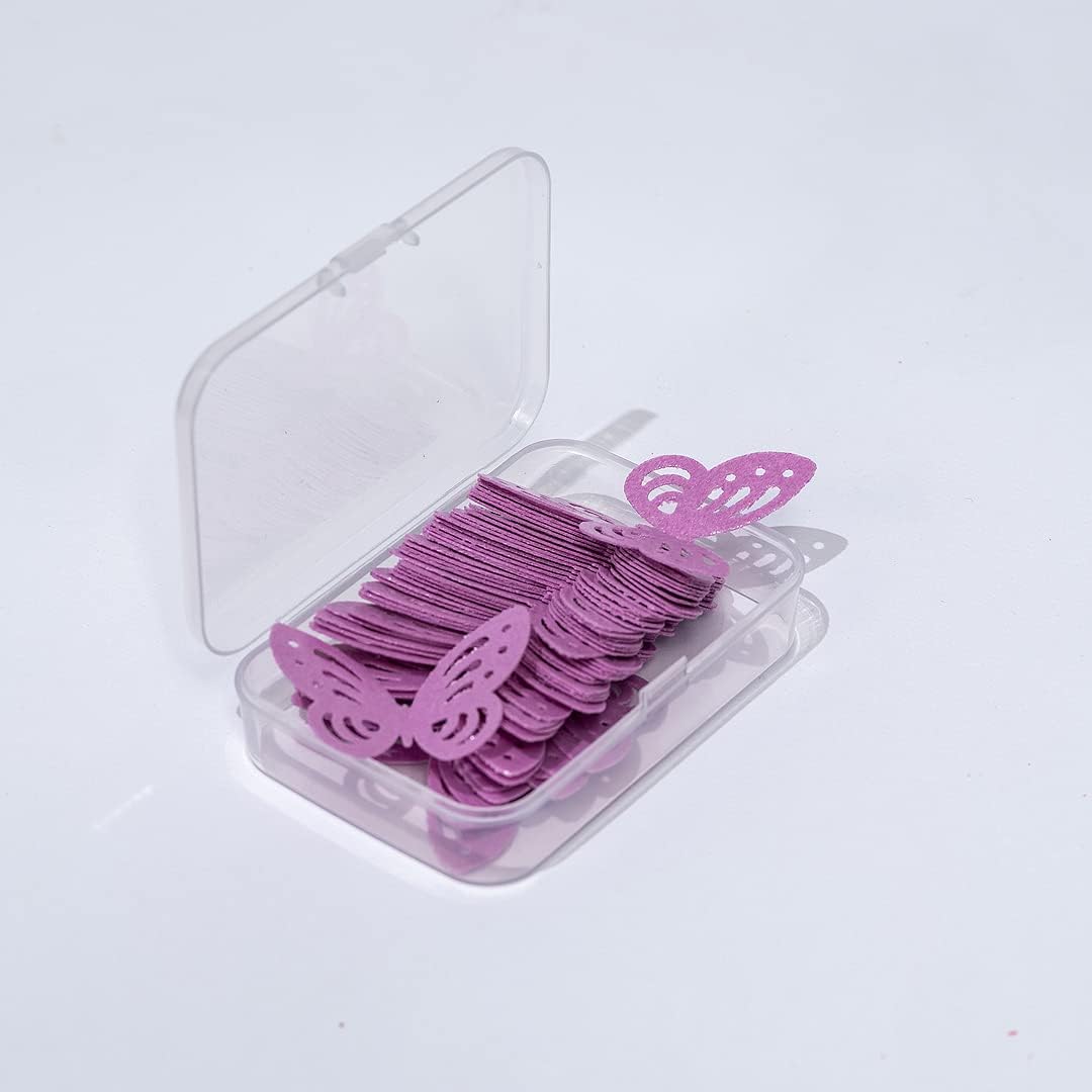 Purple Edible butterflies,Edible Flowers,Edible leaves, Wafer Paper Cake Cupcake Toppers for