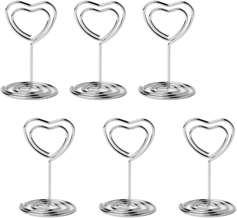 20pcs Mini Place Card Holder, Table Number Holders, Table Card Holders, Table Number Stands, Wire