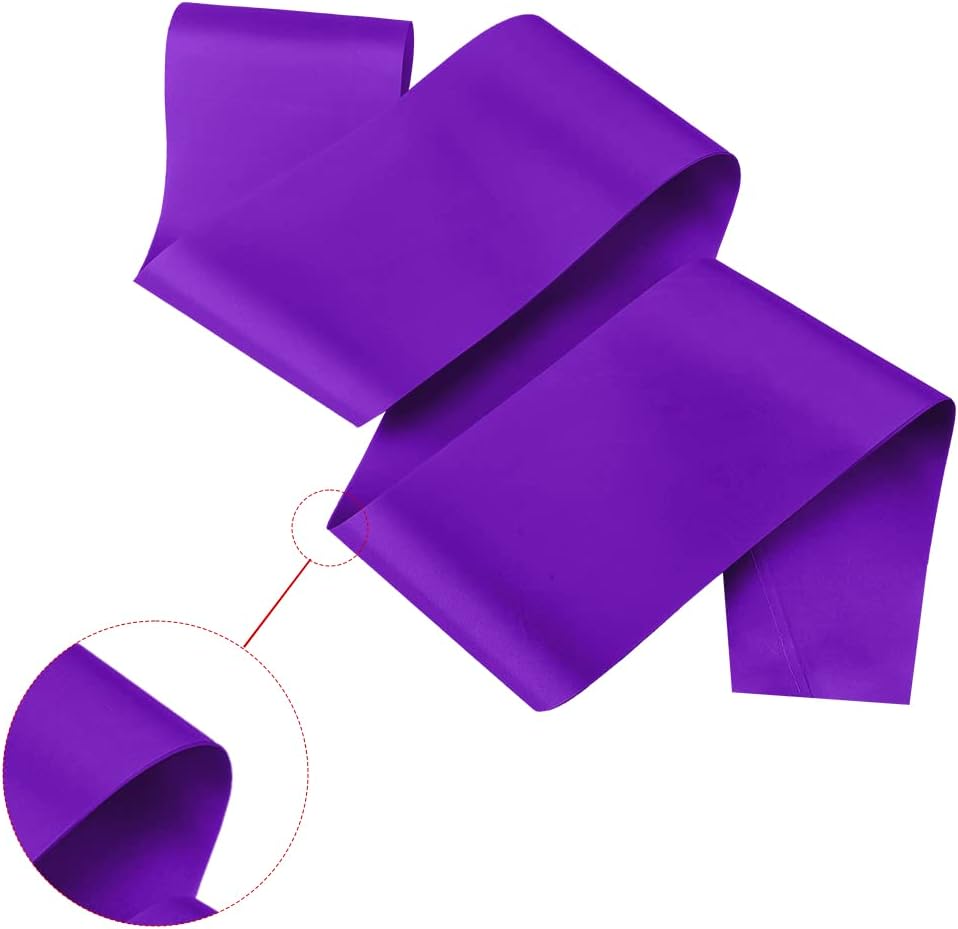 16 Pcs Satin Sash - Purple Sash for Bride, Pageants, Graduation, Hen Party, Homecoming - Plain, DIY