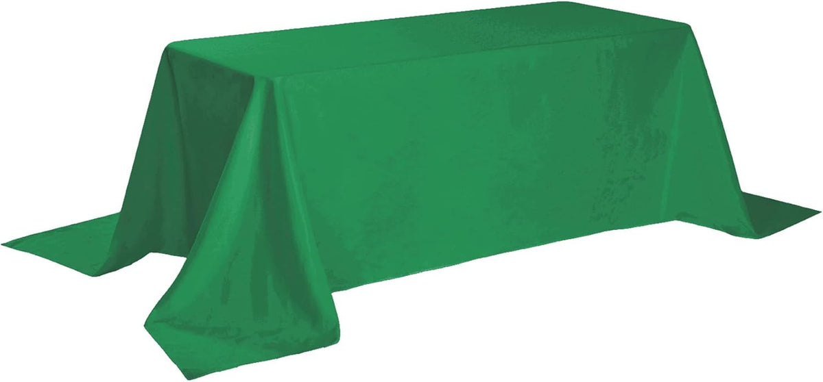 Rectangle Tablecloth 90x132 inch Washable Polyester Fabric Table Cloth for Wedding Party Dining