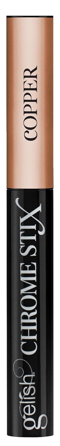 Gelish Chrome Stix, Chrome Nail Powder, Nail Art for Stunning Metallic Finish, Long-Lasting, Easy