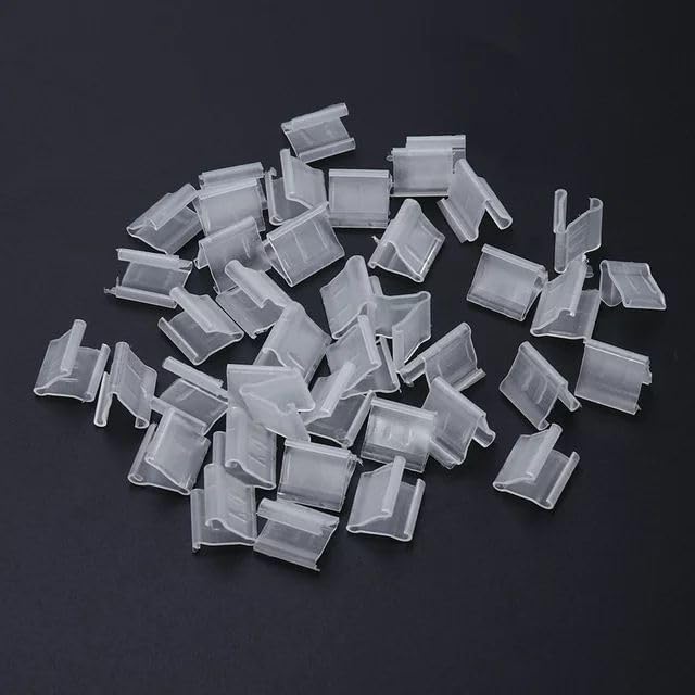 100 Pcs Transparent Balloon V-Shaped Clip Plastic V-Shaped Balloon Clip Wedding Wedding Party