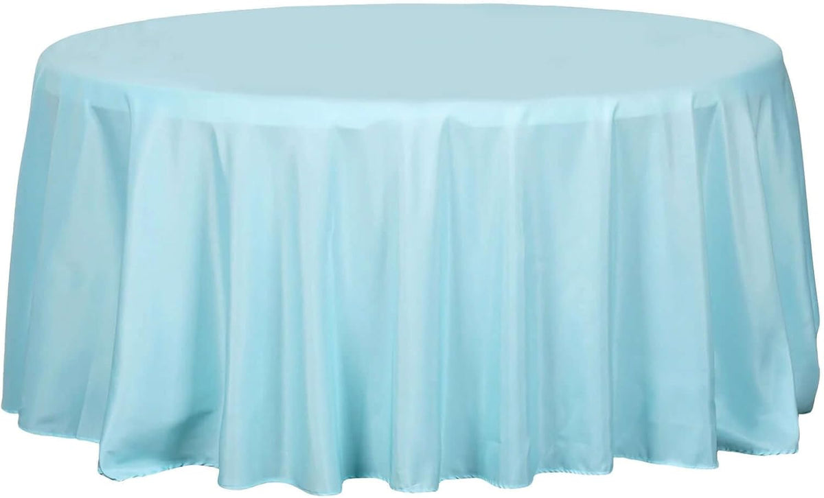 Efavormart Round Tablecloth, 120 Inch Stain & Wrinkle Resistant Washable Table Cloth, Decorative