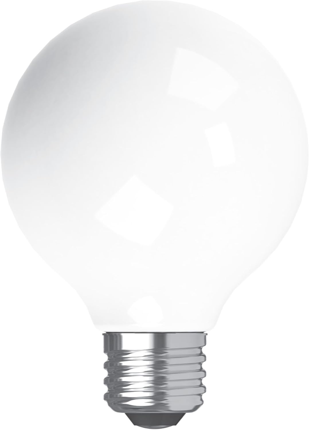 GE Refresh LED Light Bulbs, 60 Watt, Daylight, G25 Globe Bulbs, Medium Base (2 Pack)
