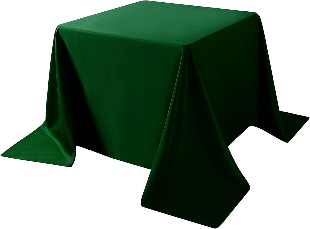 Cupuamon Square Tablecloth 90x90 inch Washable Polyester Fabric Table Cloth for Wedding Party
