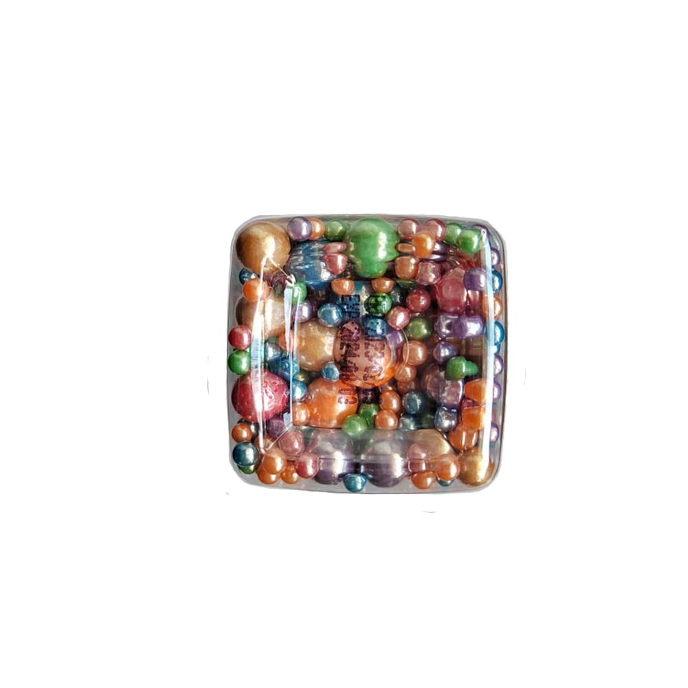 Edible Deep Colorful Sugar Pearls Candy Sprinkles 120G/ 4.23Ounce Baking Cake Sprinkles Cupcake and