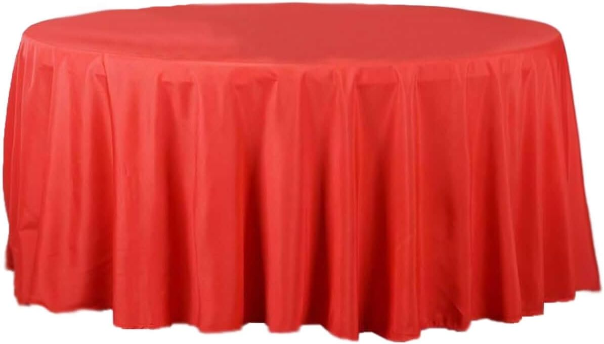 Efavormart Round Tablecloth, 120 Inch Stain & Wrinkle Resistant Washable Table Cloth, Decorative