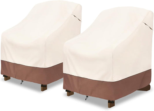 okcool Patio Adirondack Chair Cover 2 Pack,Waterproof Heavy Duty Outdoor Chair Covers,Patio