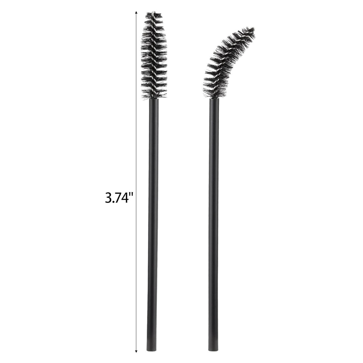 300 Disposable Spoolies Mascara Eyelash Wands Brush for Eyelash Extension Eyebrow and Makeup Color