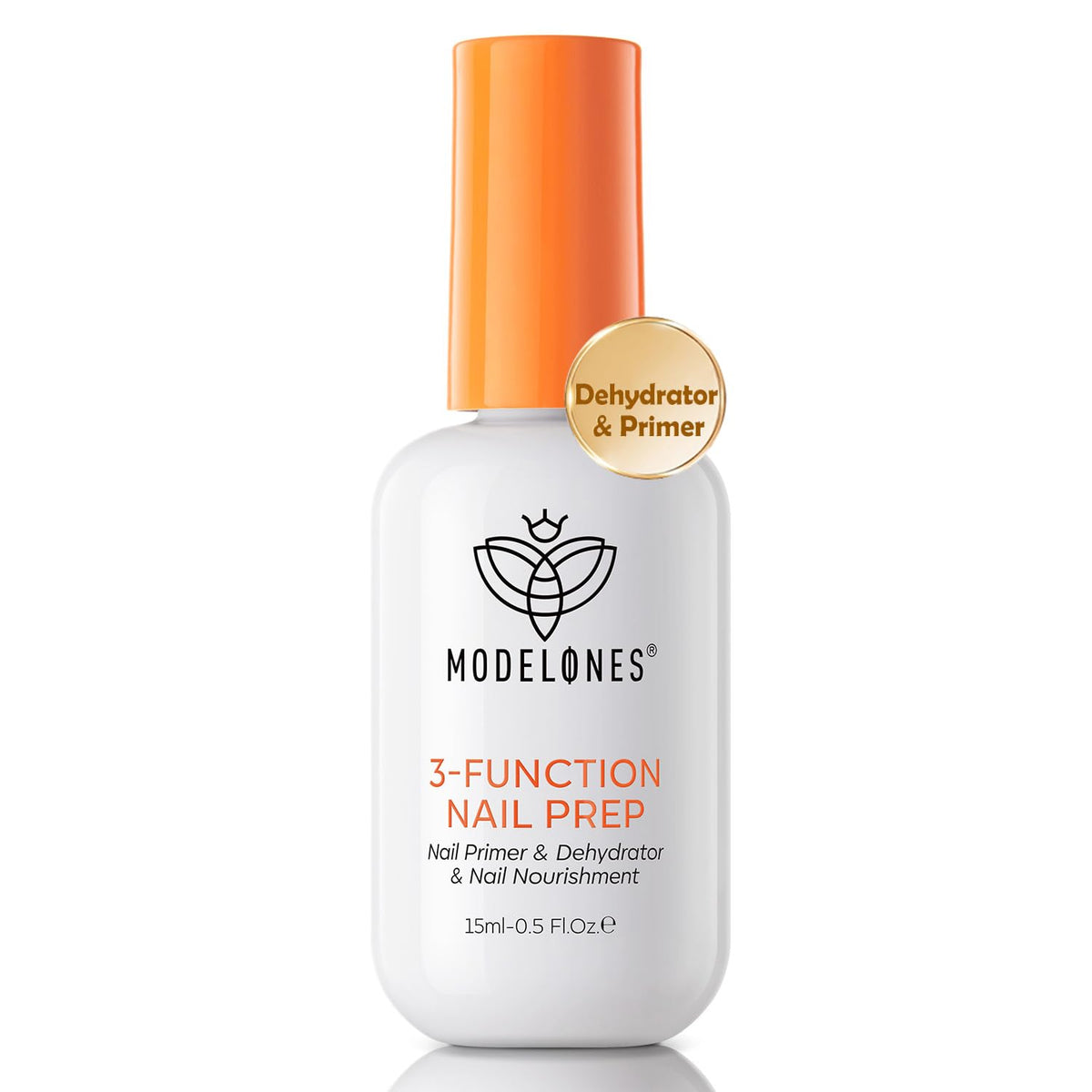 modelones Nail Dehydrator and Primer, 3-in-One HEMA-Free Nourishing Prep for Acrylic & Gel Nails