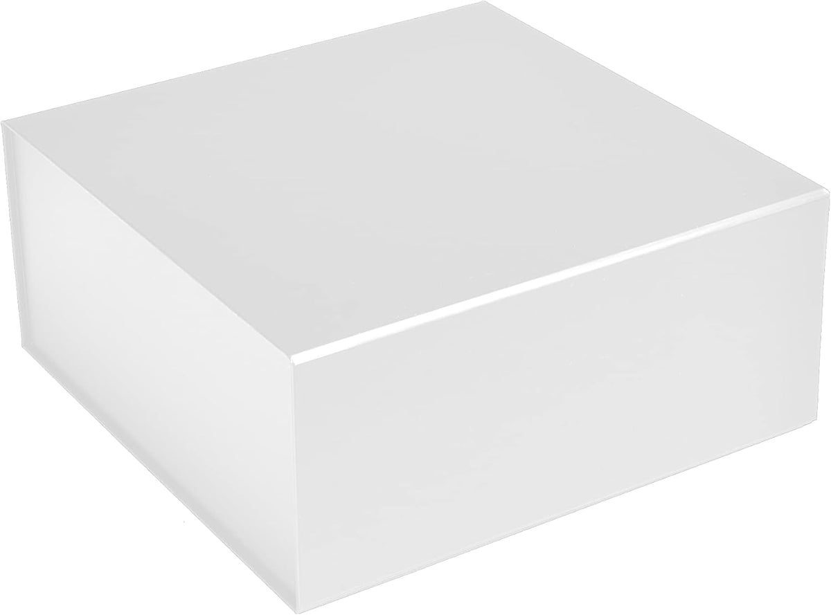 CECOBOX - Gift Boxes with Lids for Presents 6"x6"x2.75" - Matte, Collapsible Magnetic Closure Gift