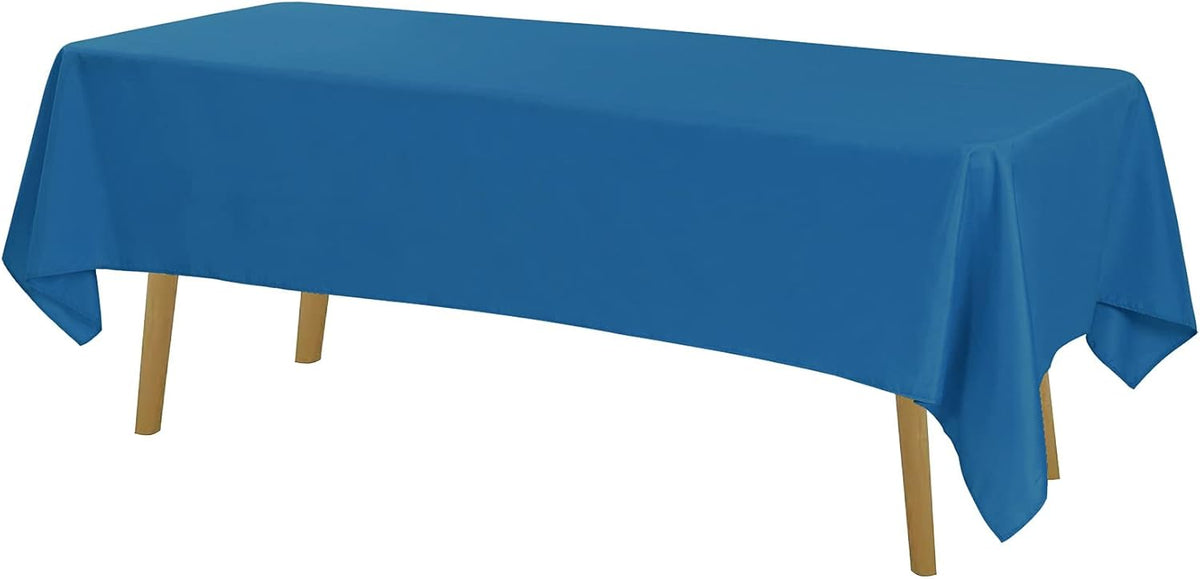 Rectangle Tablecloth 60x120 inch Washable Polyester Fabric Table Cloth for Wedding Party Dining