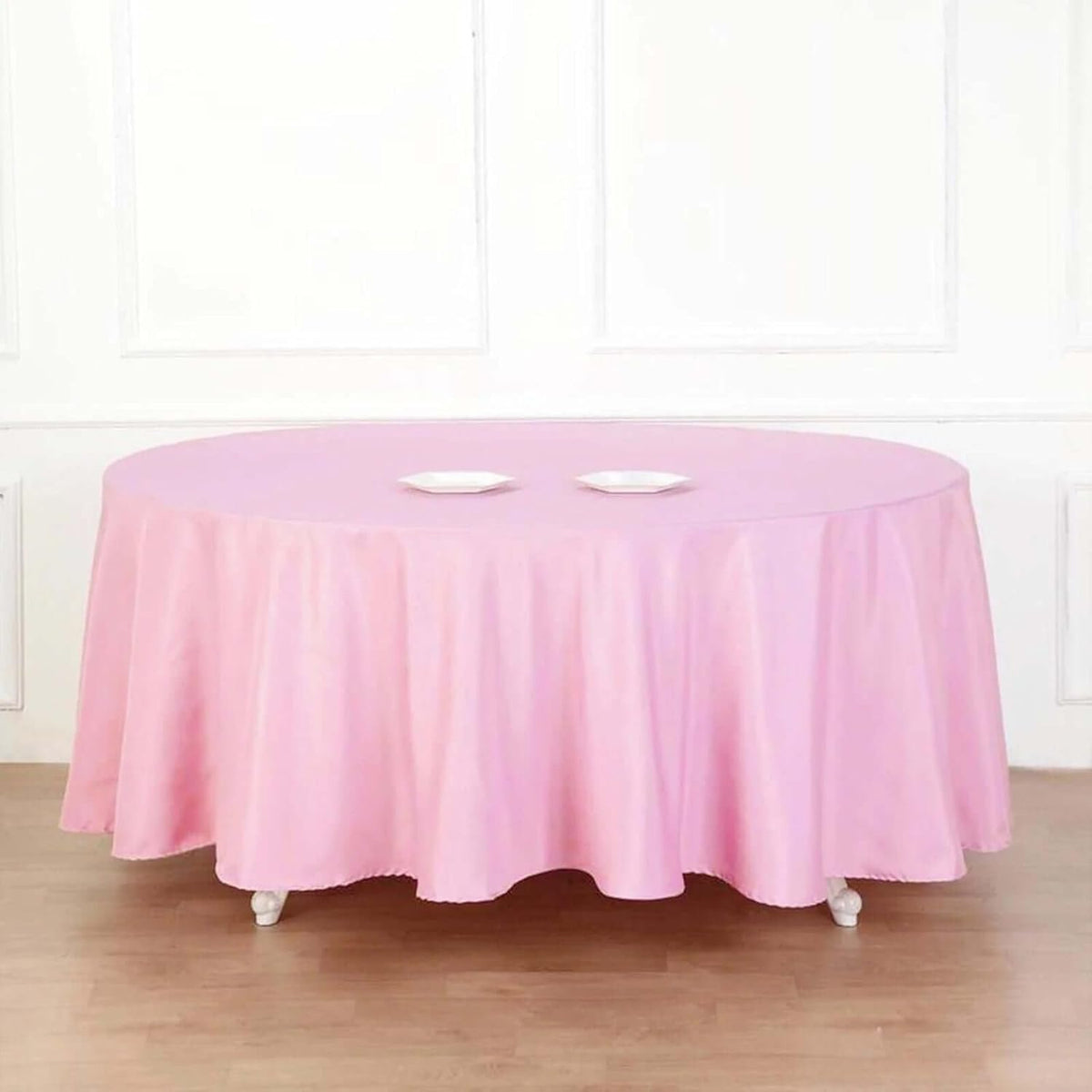 Efavormart Round Tablecloth, 120 Inch Stain & Wrinkle Resistant Washable Table Cloth, Decorative