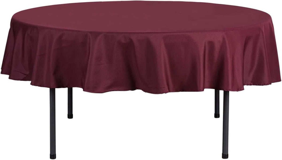 Efavormart Round Tablecloth, 90 Inch Stain & Wrinkle Resistant Washable Table Cloth, Decorative