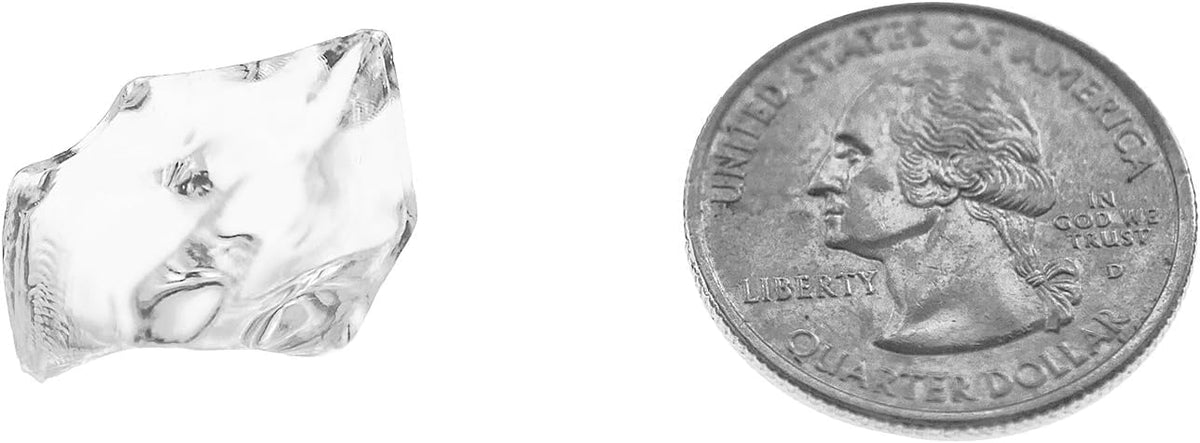 Super Z Outlet 3 Pound Bag Clear Fake Ice Cubes Acrylic Rock Diamond Crystals Treasure Crushed Gems