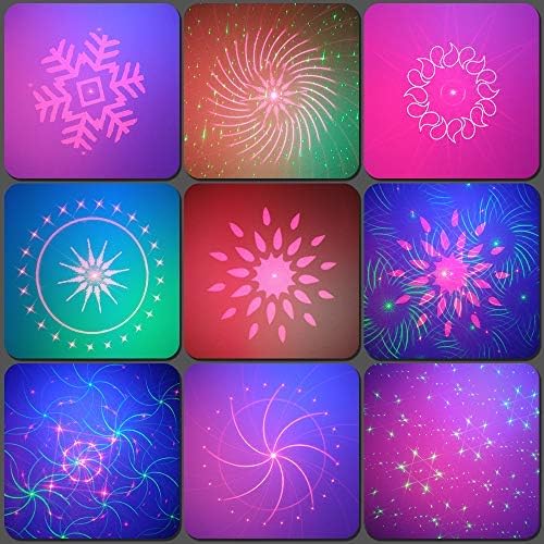 Mini Party Lights Dj Disco Strobe Stage Lights Sound Activated Laser Llights Projector with Remote