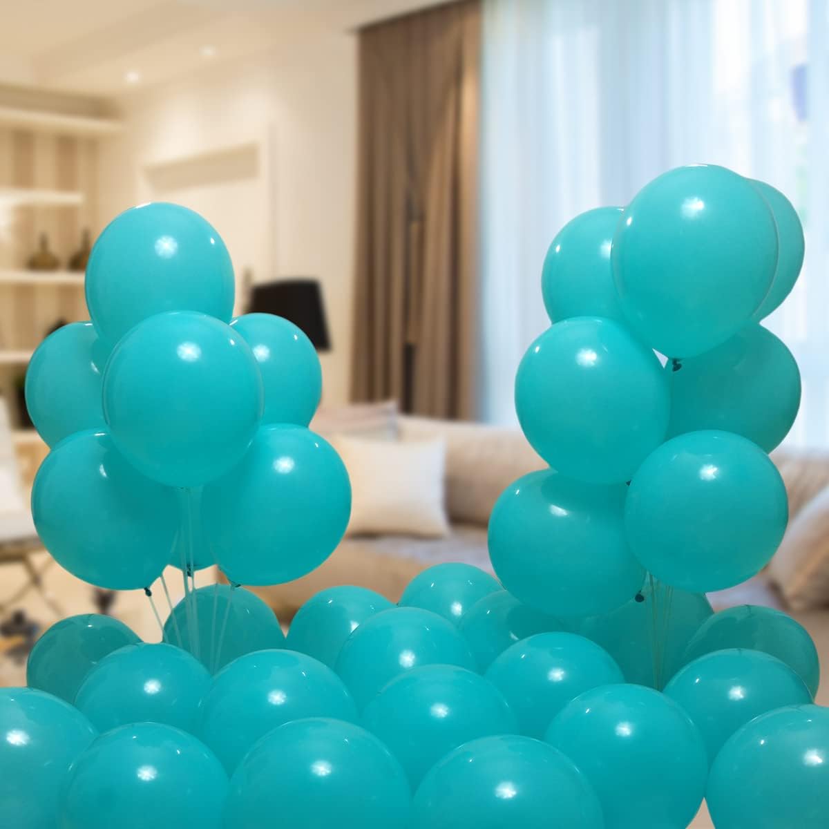 300 Pack Turquoise Teal Balloons 12 inch Turquoise Latex Balloon Bulk for Various Party Events