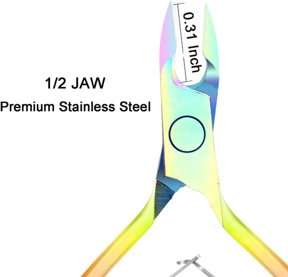 Cuticle Trimmer Cuticle Nippers, Durable Cuticle Cutter, Salon Toe Nail Cuticle Clippers, Stainless