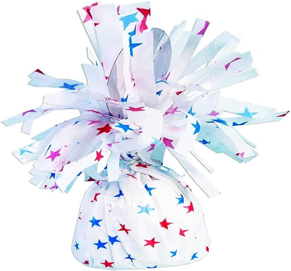 PMU 6 Pcs Patriotic Kisses Balloon Weights - Decorative Balloon Weight for Christmas, Thanksgiving