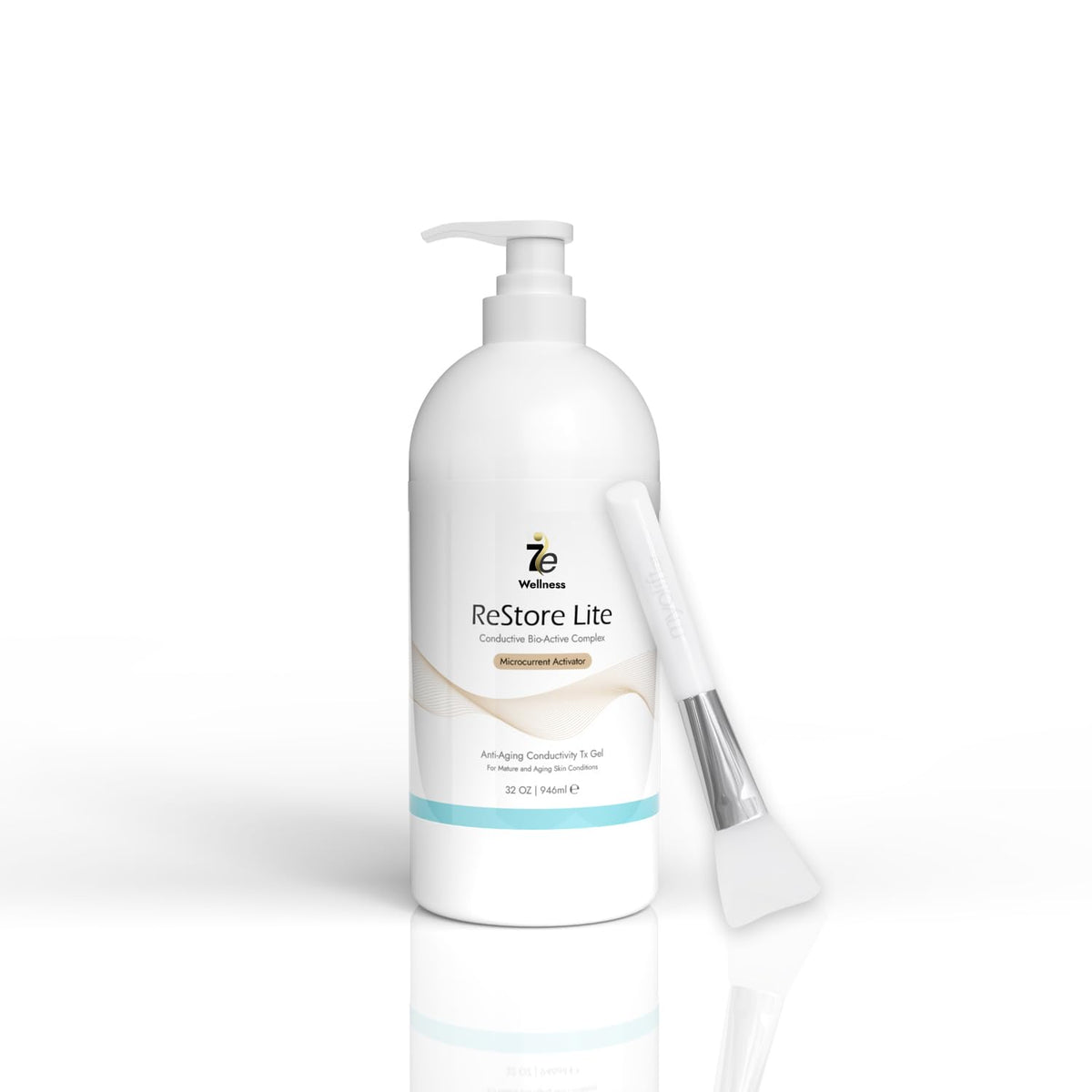 7E Wellness Myolift Restore Lite Gel- 32oz - Conductive Gel for Beauty & Skincare, Microcurrent