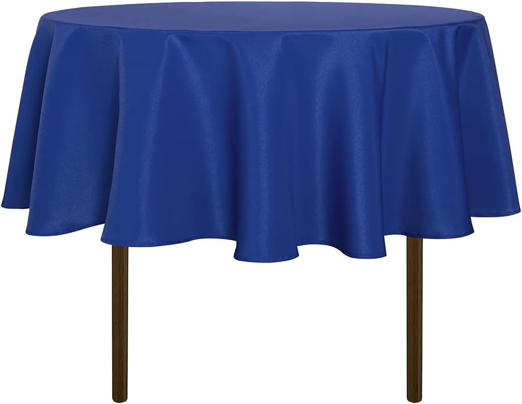 sancua Round Tablecloth - 48 Inch - Water Resistant Spill Proof Washable Polyester Table Cloth