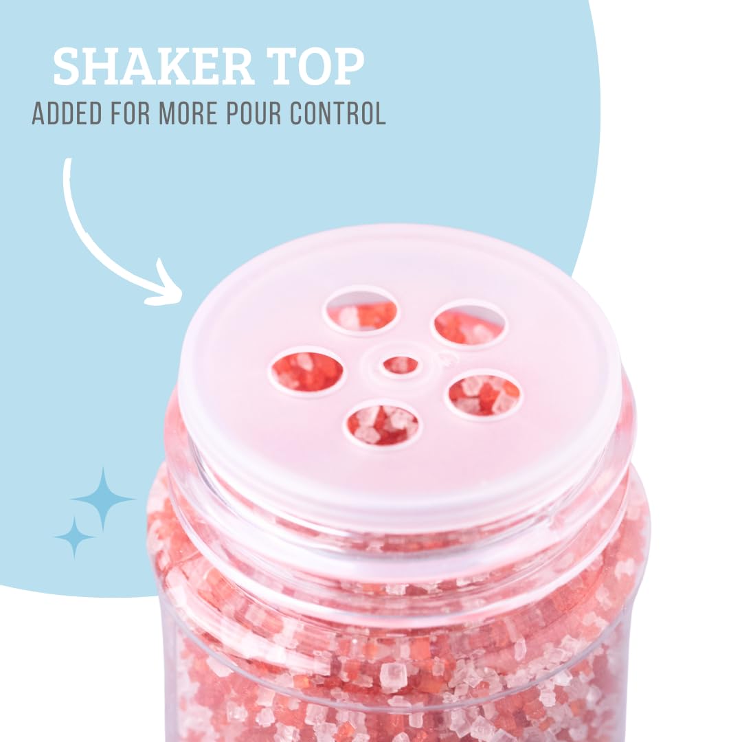 Sweets Indeed Peppermint Sugar Topping – 5.11 oz Holiday Candy Cane Finish | Festive Peppermint