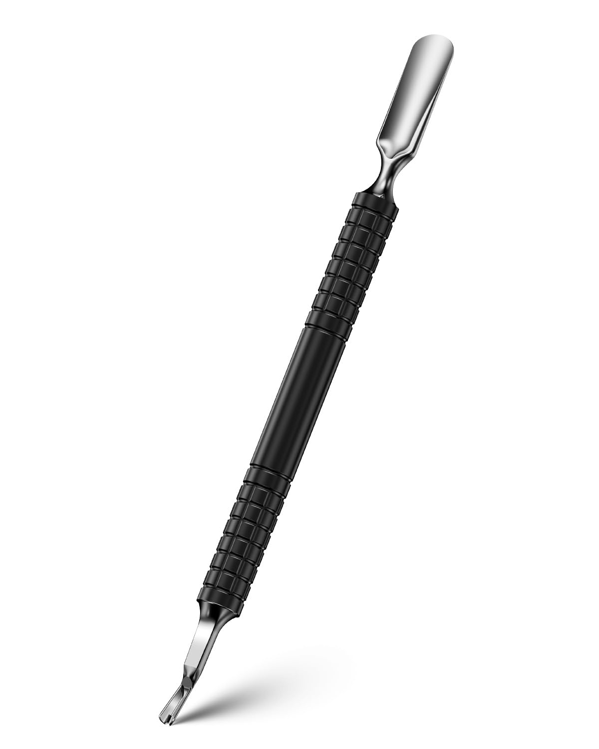 FERYES Cuticle Pusher with Fork, 2-in-1 Cuticle Remover Tool, Upgraded Stainless Steel Cuticle