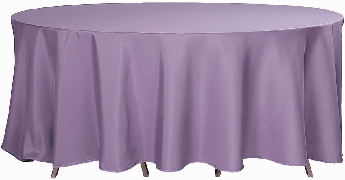 Efavormart Round Tablecloth, 120 Inch Stain & Wrinkle Resistant Washable Table Cloth, Decorative