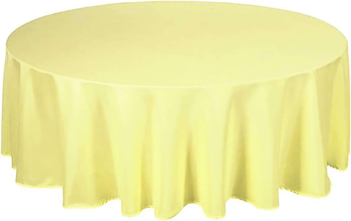 Efavormart Round Tablecloth, 108 Inch Stain & Wrinkle Resistant Washable Table Cloth, Decorative
