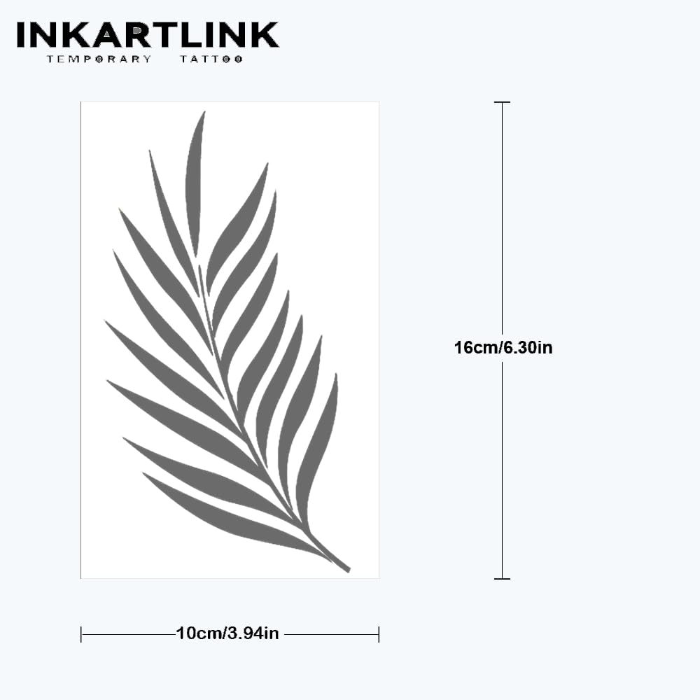 INKARTLINK Tattoo Tech, 2 Sheets Extra Large Semi Permanent Tattoo, Adult Art Design Temporary