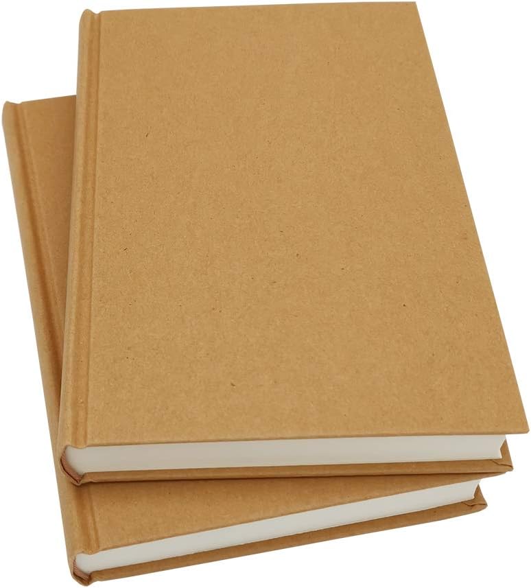 5.5x8.25 Sketch Book, Pack of 3, 360 Sheets (68lb/100gsm), Hardcover Bound Sketch Notebook, 120
