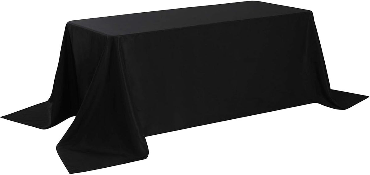 Rectangle Tablecloth 90x156 inch Washable Polyester Fabric Table Cloth for Wedding Party Dining