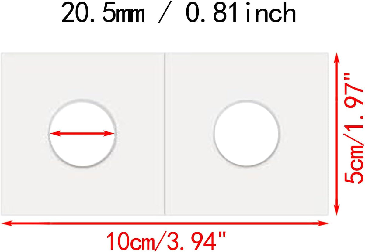 200 PCS Premium Cardboard Coin Flips 2 x 2 inch Coin Collection Supplies for Penny, Mylar Coin