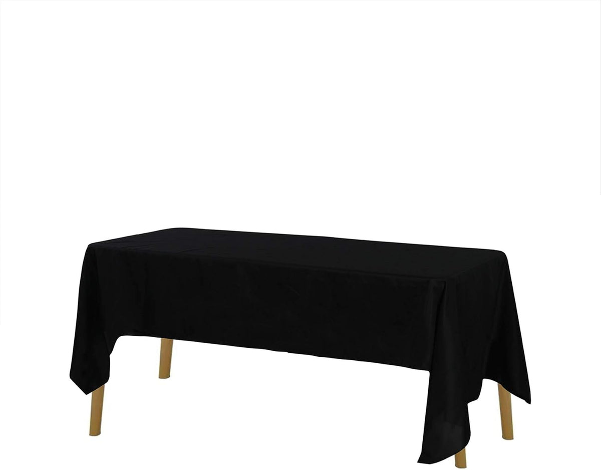 Rectangle Tablecloth 60x120 inch Washable Polyester Fabric Table Cloth for Wedding Party Dining