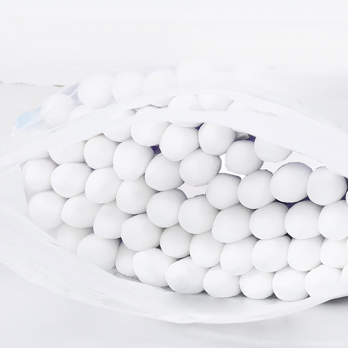 Paper Stick Thick Cotton Swabs with Precision and Flattened Tip 375pcs, Pointed&Flattened Tip