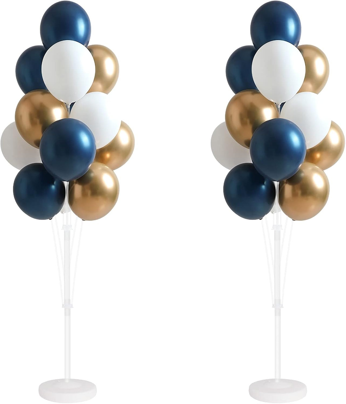 Balloon Column Kit for Floor- Set of 2,Balloon Columns with Stand, Base and Pole,Balloon Tower